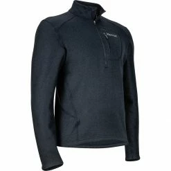 Marmot Drop Line 1/2 Zip Fleece Jacket Men's -Marmot Fashion Store BK D2 15