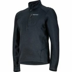 Marmot Drop Line 1/2 Zip Fleece Jacket Men's -Marmot Fashion Store BK D3 16