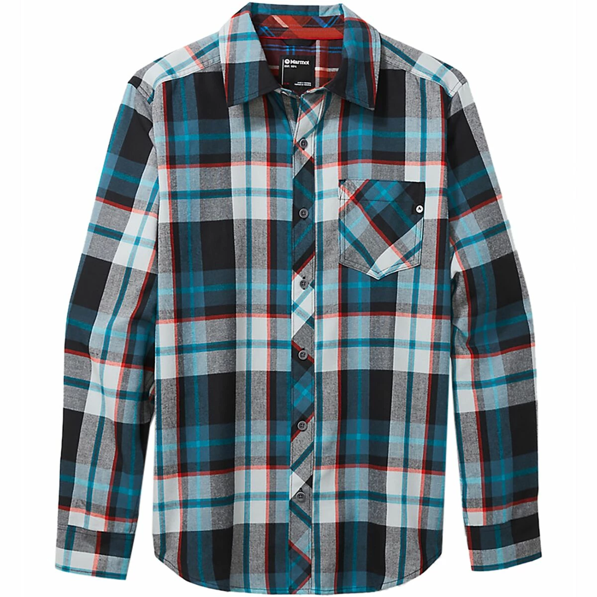 Marmot Anderson Lightweight Flannel Long Sleeve Shirt Men's 5 Marmot Anderson Lightweight Flannel Long Sleeve Shirt Men's - Image 5