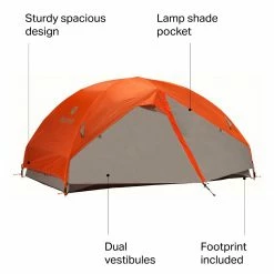 Marmot Tungsten Tent: 2 Person 3 Season -Marmot Fashion Store BLA D2 15