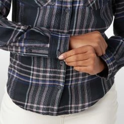 Marmot Bridget Midweight Flannel Shirt Women's -Marmot Fashion Store BLA D3 24