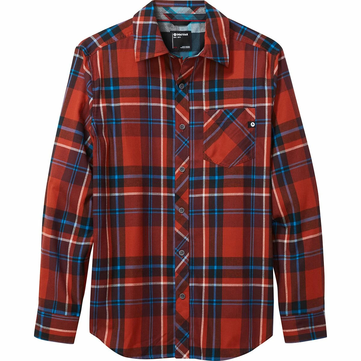 Marmot Anderson Lightweight Flannel Long Sleeve Shirt Men's 3 Marmot Anderson Lightweight Flannel Long Sleeve Shirt Men's - Image 3