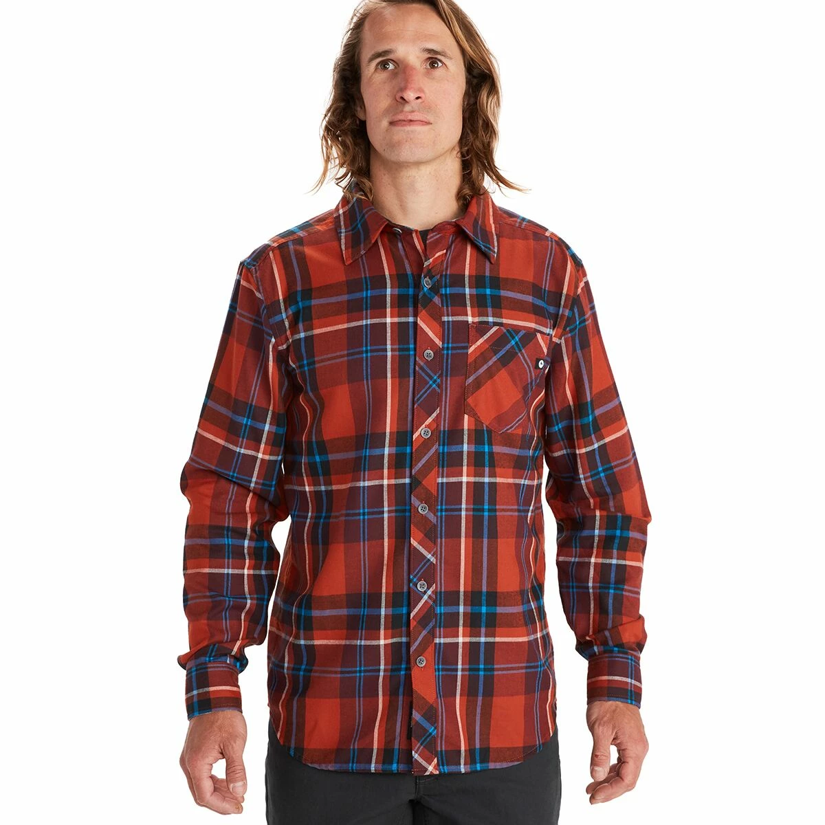 Marmot Anderson Lightweight Flannel Long Sleeve Shirt Men's 2 Marmot Anderson Lightweight Flannel Long Sleeve Shirt Men's - Image 2