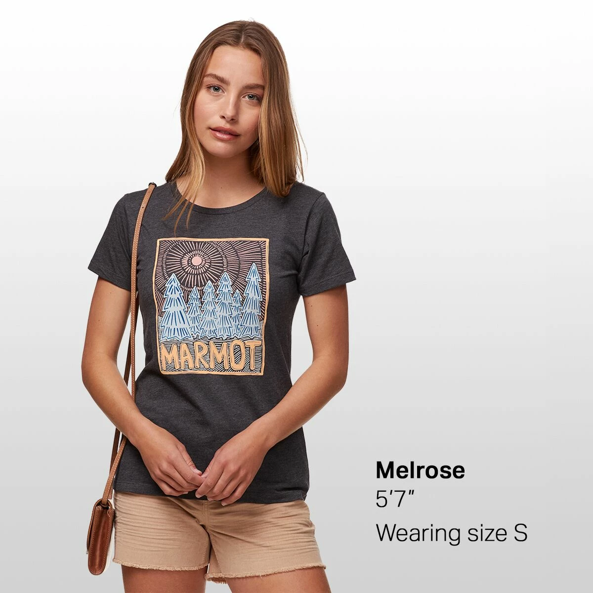 Marmot Woodblock T Shirt Women's 3 Marmot Woodblock T Shirt Women's - Image 3