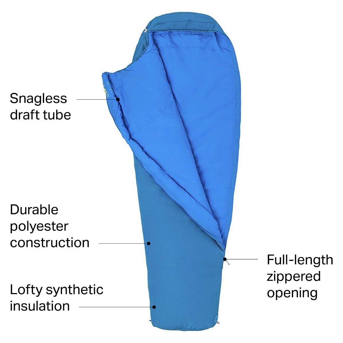Marmot NanoWave 25 Sleeping Bag: 25F Synthetic 2 Marmot NanoWave 25 Sleeping Bag: 25F Synthetic - Image 2