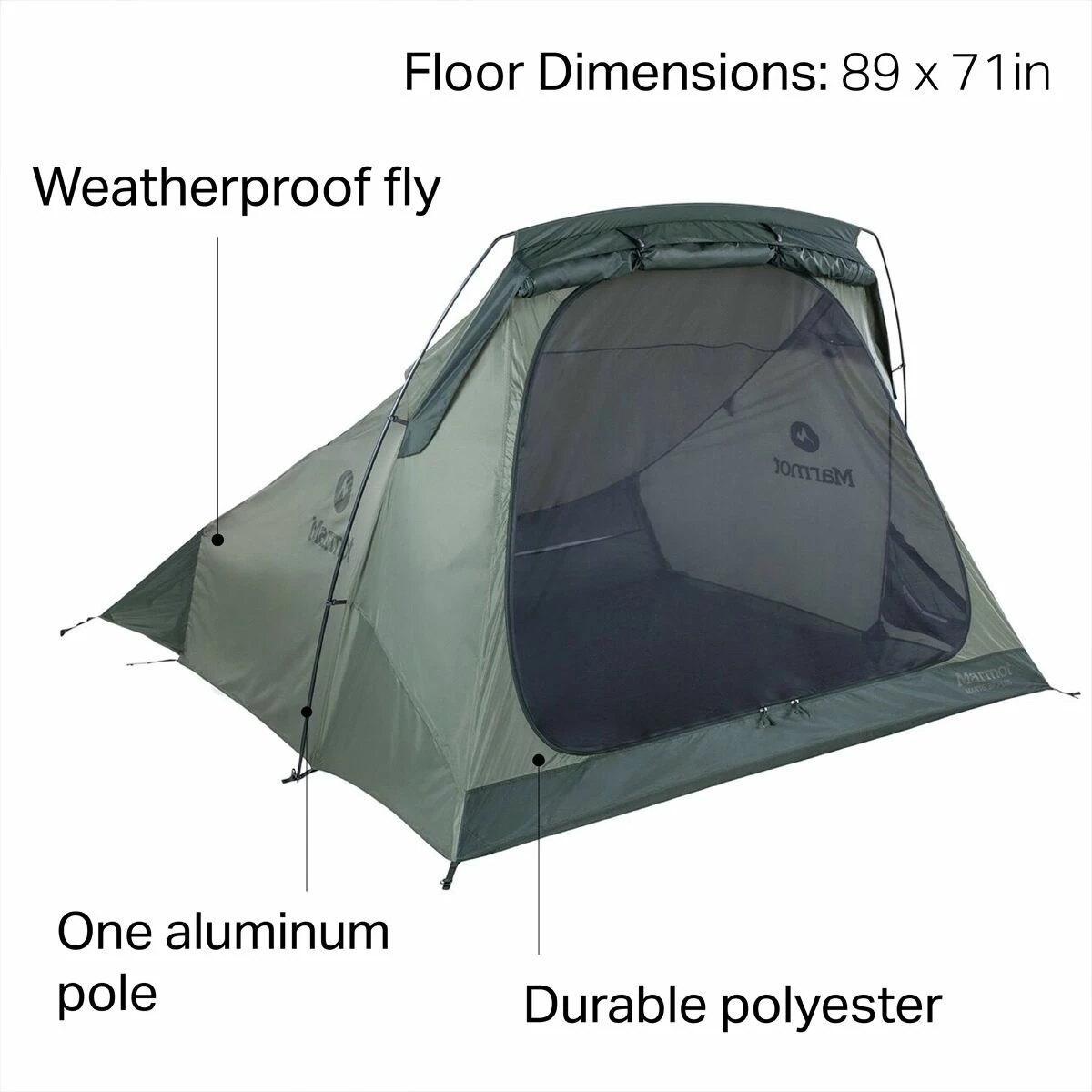 Marmot Mantis Plus Tent: 3 Person 3 Season 8 Marmot Mantis Plus Tent: 3 Person 3 Season - Image 8