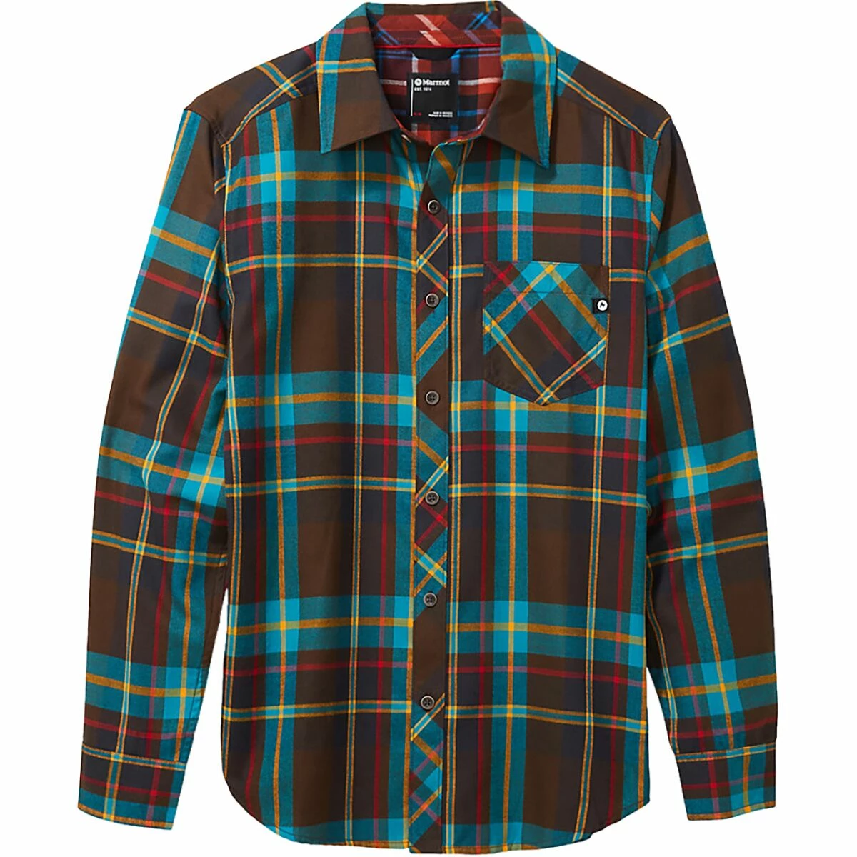 Marmot Anderson Lightweight Flannel Long Sleeve Shirt Men's 6 Marmot Anderson Lightweight Flannel Long Sleeve Shirt Men's - Image 6
