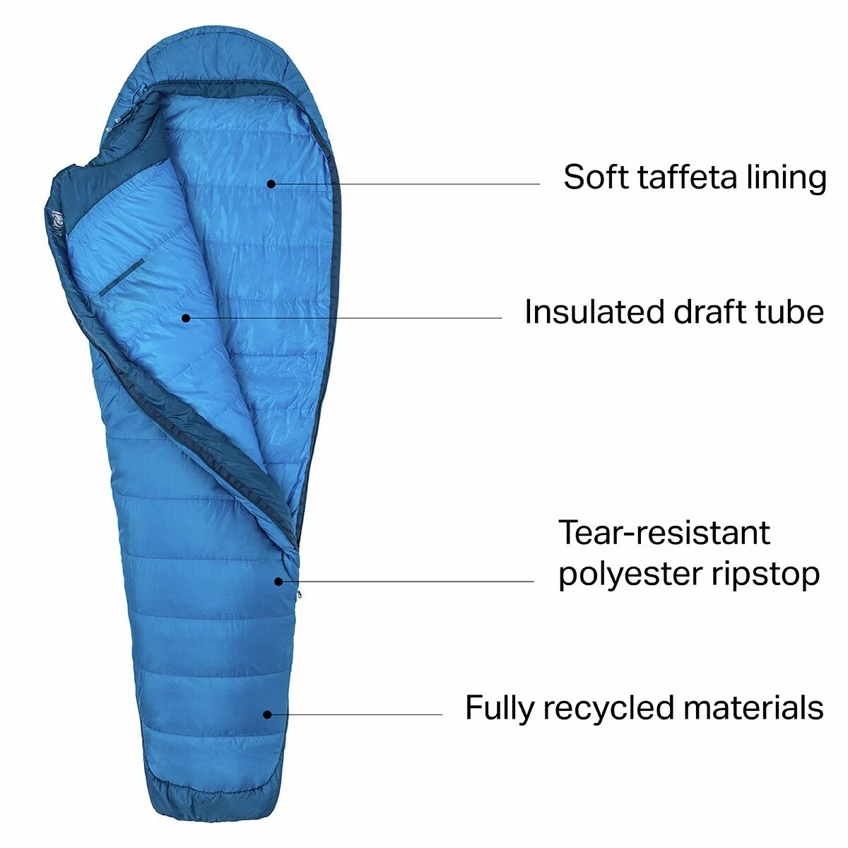 Marmot Trestles Elite Eco 20 Sleeping Bag: 20F Synthetic 2 Marmot Trestles Elite Eco 20 Sleeping Bag: 20F Synthetic - Image 2