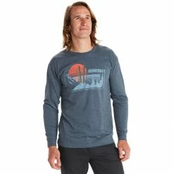 Marmot Freestyle Long Sleeve T Shirt Men's 8 Marmot Freestyle Long Sleeve T Shirt Men's -Marmot Fashion Store NAVHEA D3 1