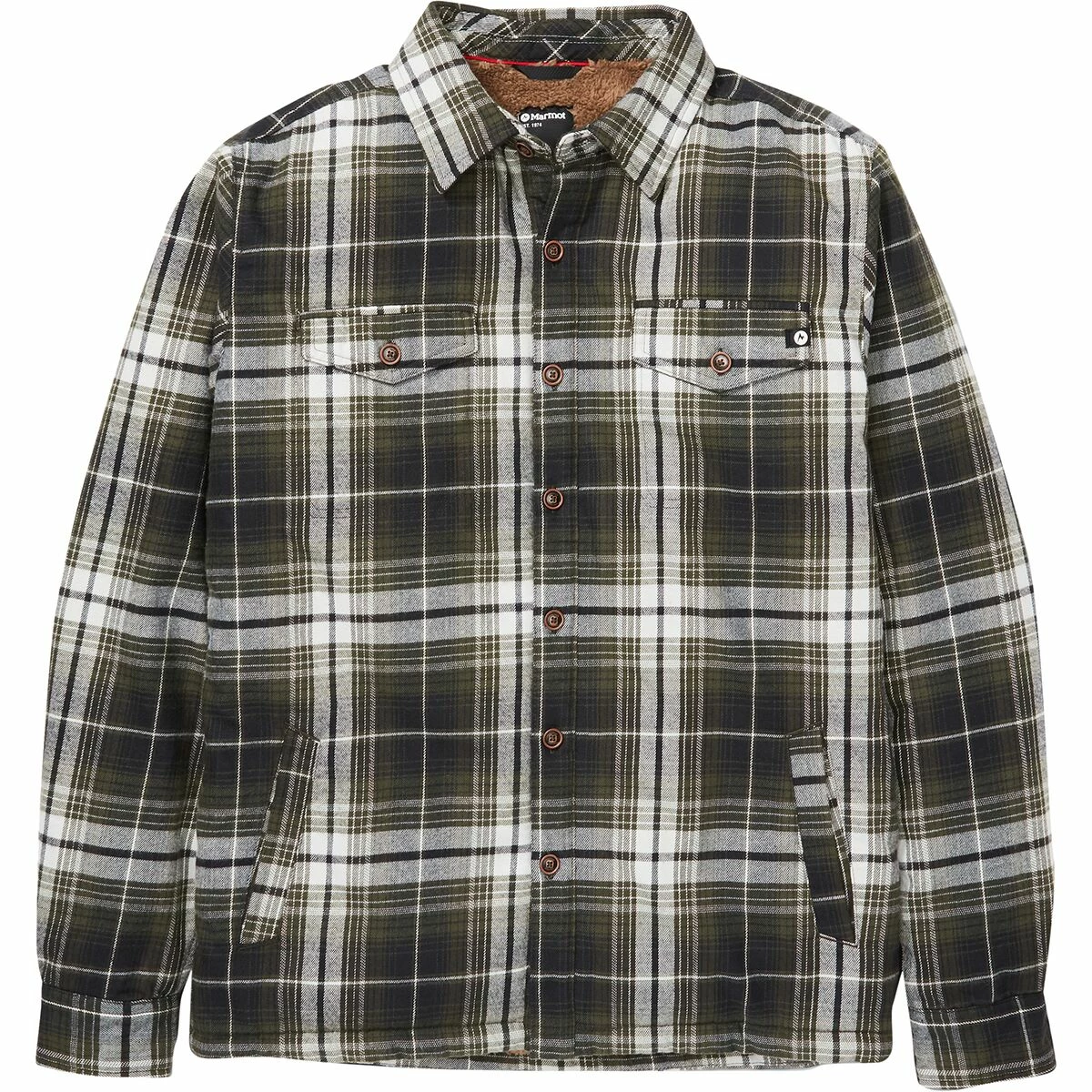 Marmot Ridgefield Sherpa Flannel Jacket Men's 4 Marmot Ridgefield Sherpa Flannel Jacket Men's - Image 4