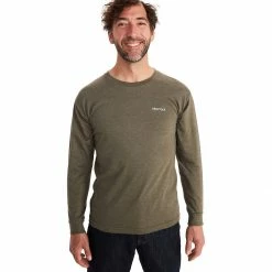 Marmot Cervin Long Sleeve T Shirt Men's 9 Marmot Cervin Long Sleeve T Shirt Men's -Marmot Fashion Store OLIHEA 1