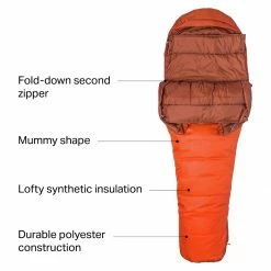 Marmot Trestles 0 Sleeping Bag: 0F Synthetic -Marmot Fashion Store ORHAZRU D3