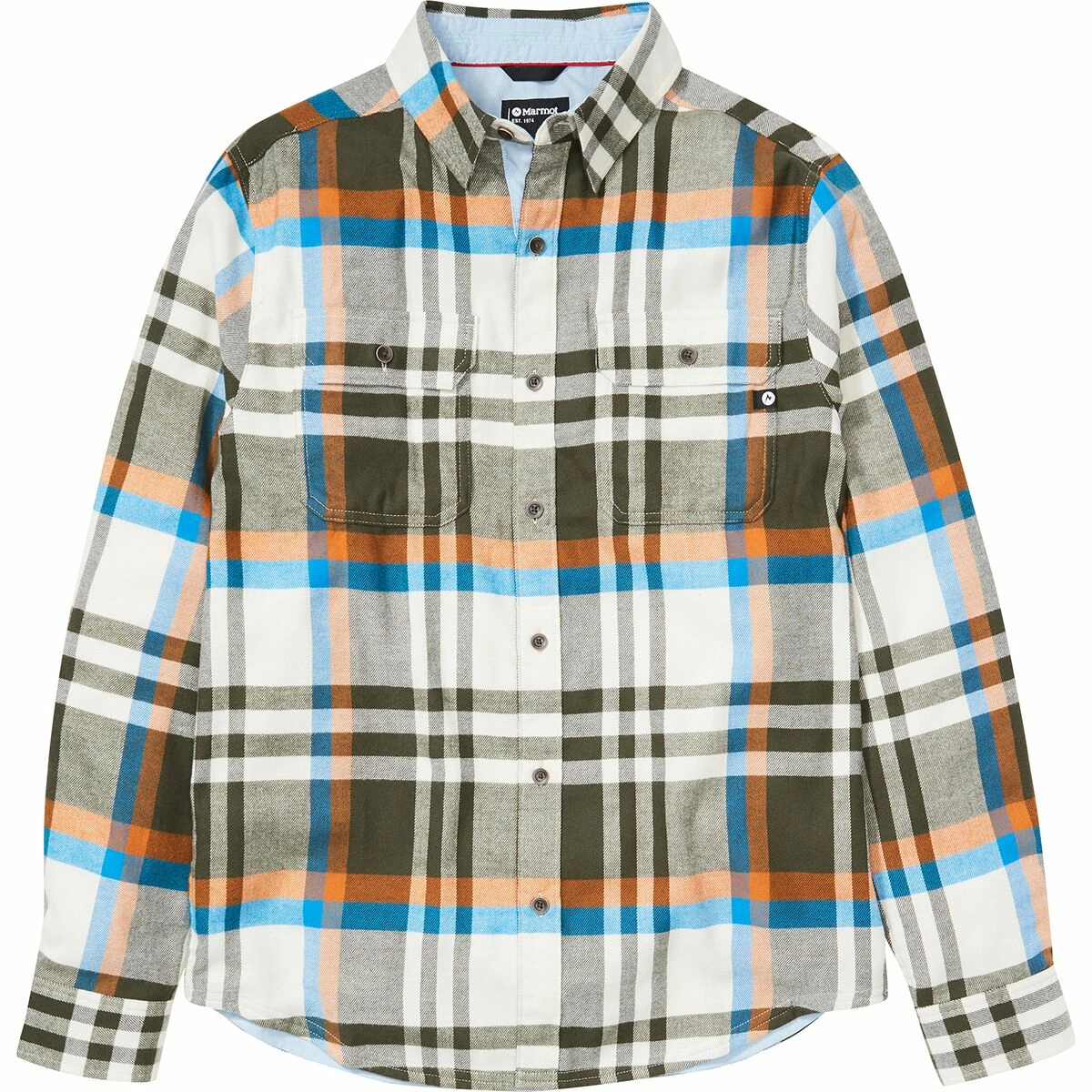 Marmot Del Norte Midweight Flannel Long Sleeve Shirt Men's 2 Marmot Del Norte Midweight Flannel Long Sleeve Shirt Men's - Image 2
