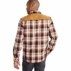 Marmot Needle Peak Midweight Flannel Long Sleeve Shirt Men's -Marmot Fashion Store SCO D1 5