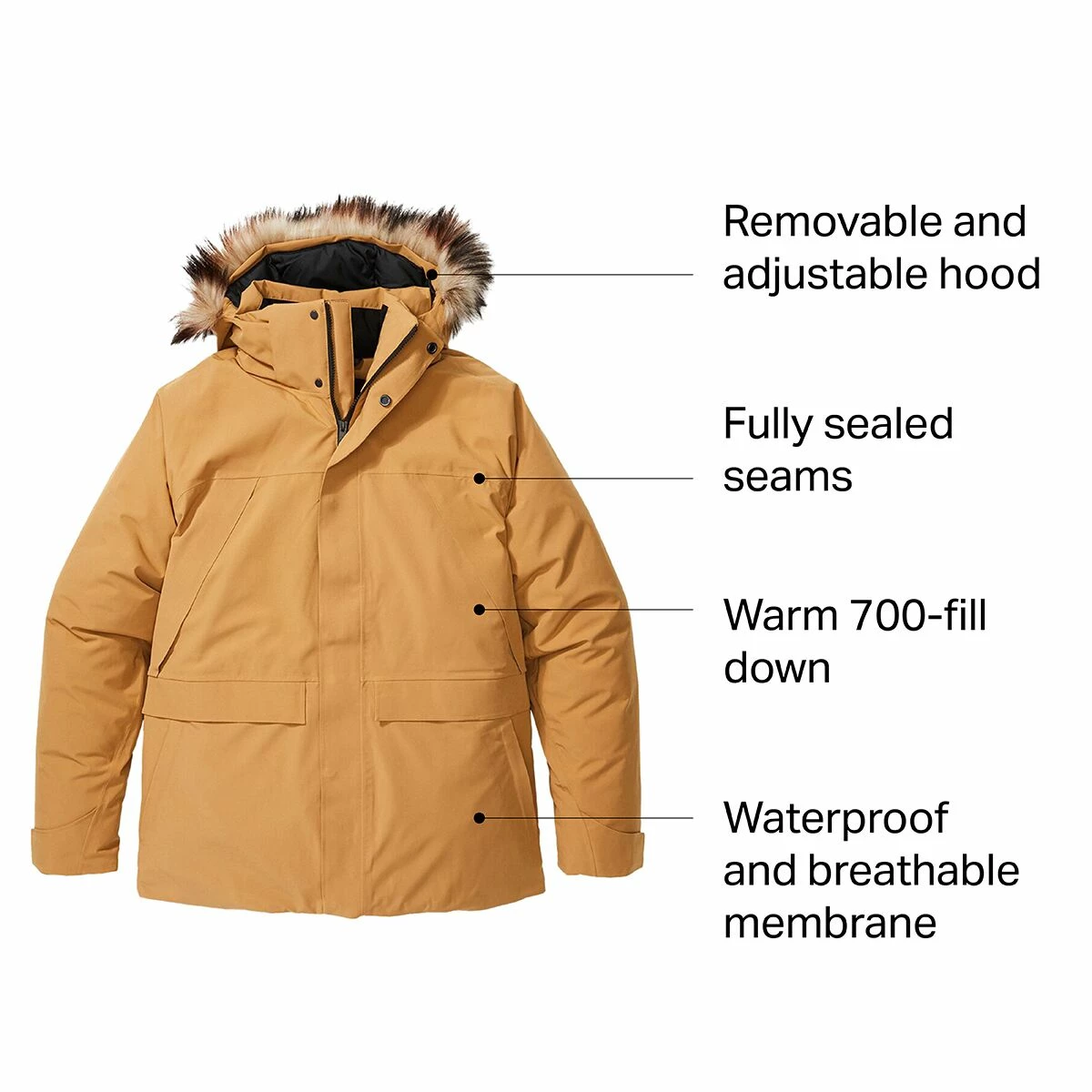 Marmot Yukon II Parka Men's 6 Marmot Yukon II Parka Men's - Image 6