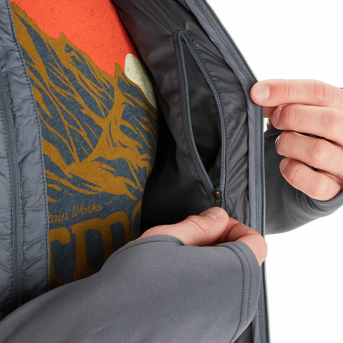 Marmot Variant Hybrid Fleece Jacket Men's 3 Marmot Variant Hybrid Fleece Jacket Men's - Image 3