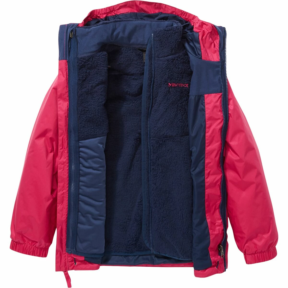 Marmot PreCip Eco Component Jacket Girls' 4 Marmot PreCip Eco Component Jacket Girls' - Image 4