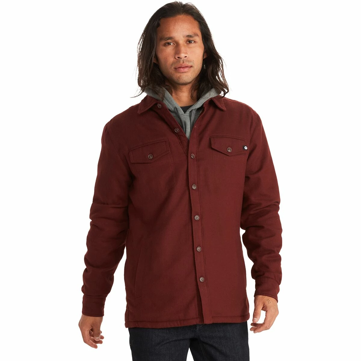 Marmot Ridgefield Sherpa Flannel Jacket Men's 2 Marmot Ridgefield Sherpa Flannel Jacket Men's - Image 2